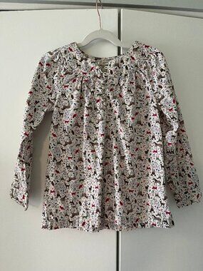 Lands' End Colorful Animal Print Top